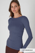 NS5423 - Long Sleeve Crew Neck Top: 2251 Crown Blue