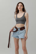 Double Ring Fringe Belt - Bohemian Ethnic Style