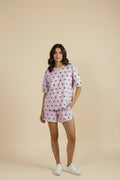 Classic polka dot relaxed lounge set