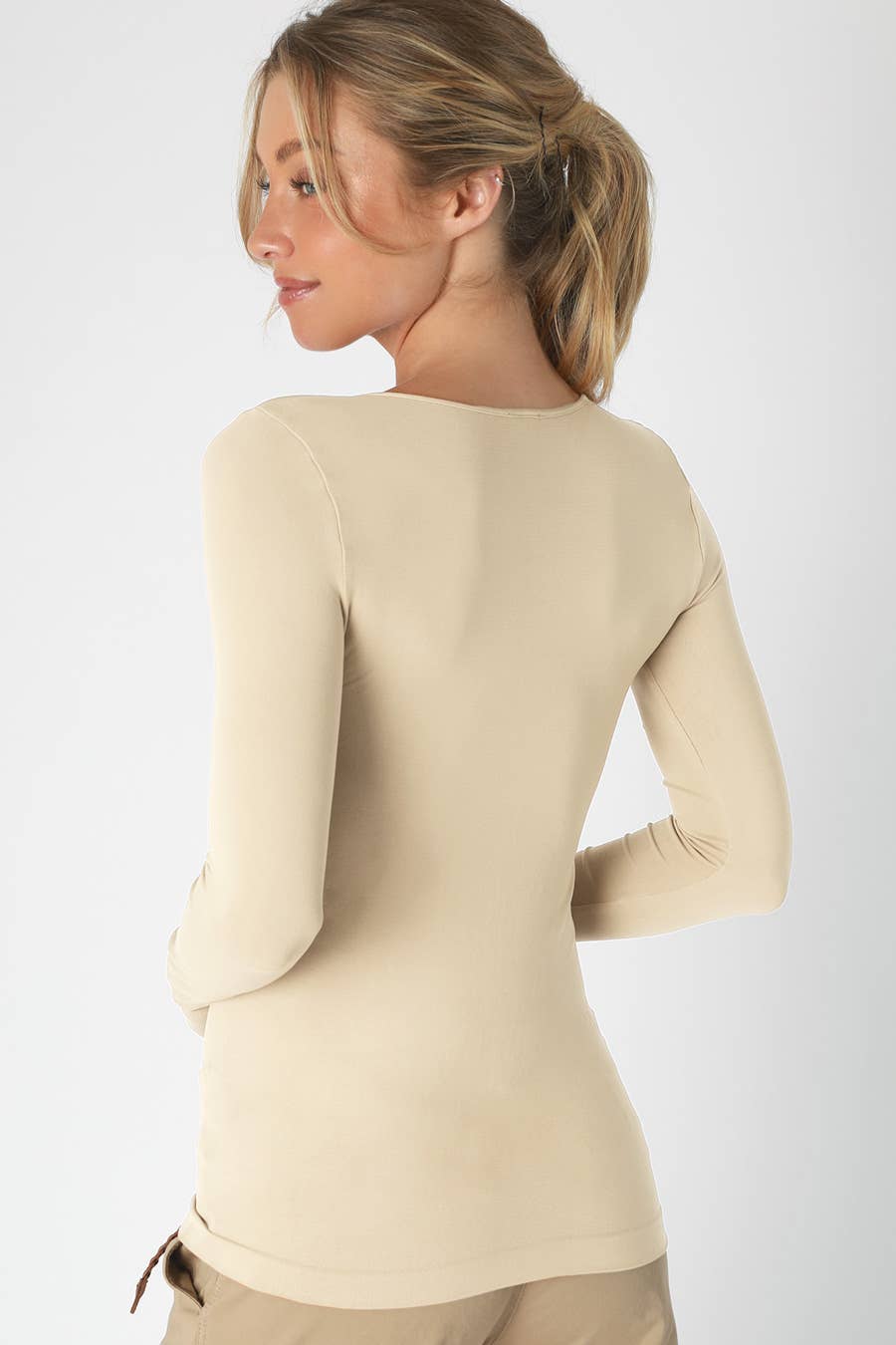 NS5423 - Long Sleeve Crew Neck Top: 2248 Mulberry