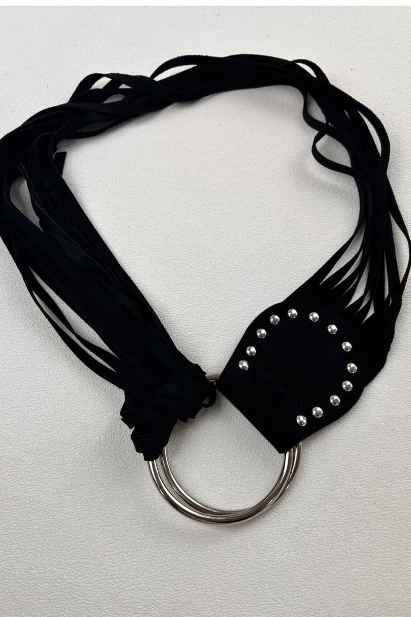 Double Ring Fringe Belt - Bohemian Ethnic Style