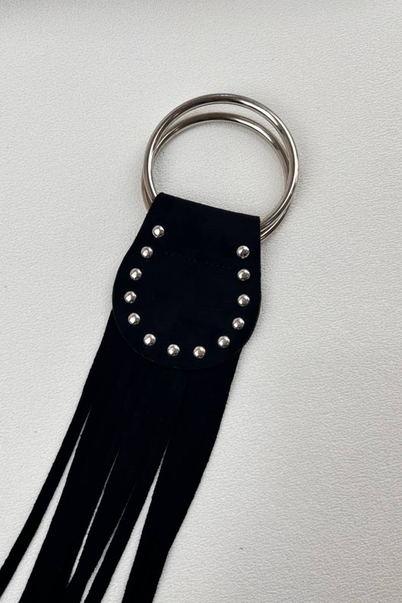 Double Ring Fringe Belt - Bohemian Ethnic Style